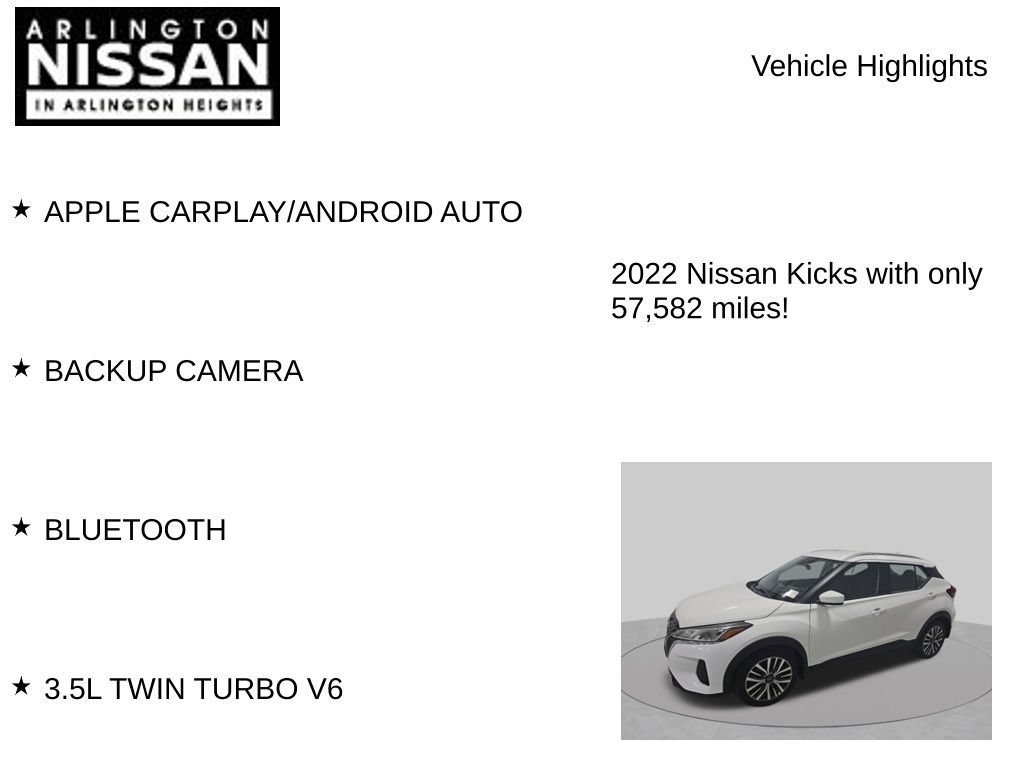 Used 2022 Nissan Kicks SV FWD image 7