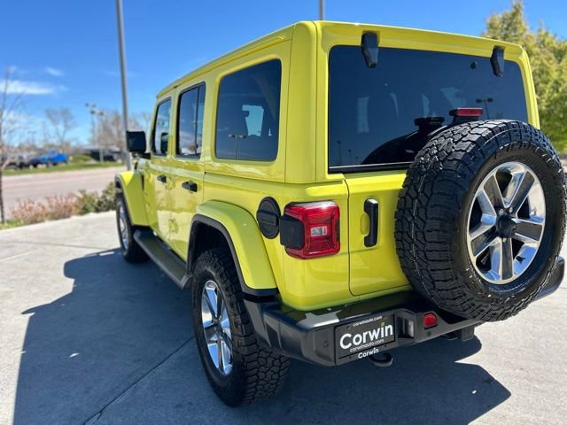 Used 2022 Jeep Wrangler Unlimited Sahara w/ LED Lighting Group AWD/4WD image 6