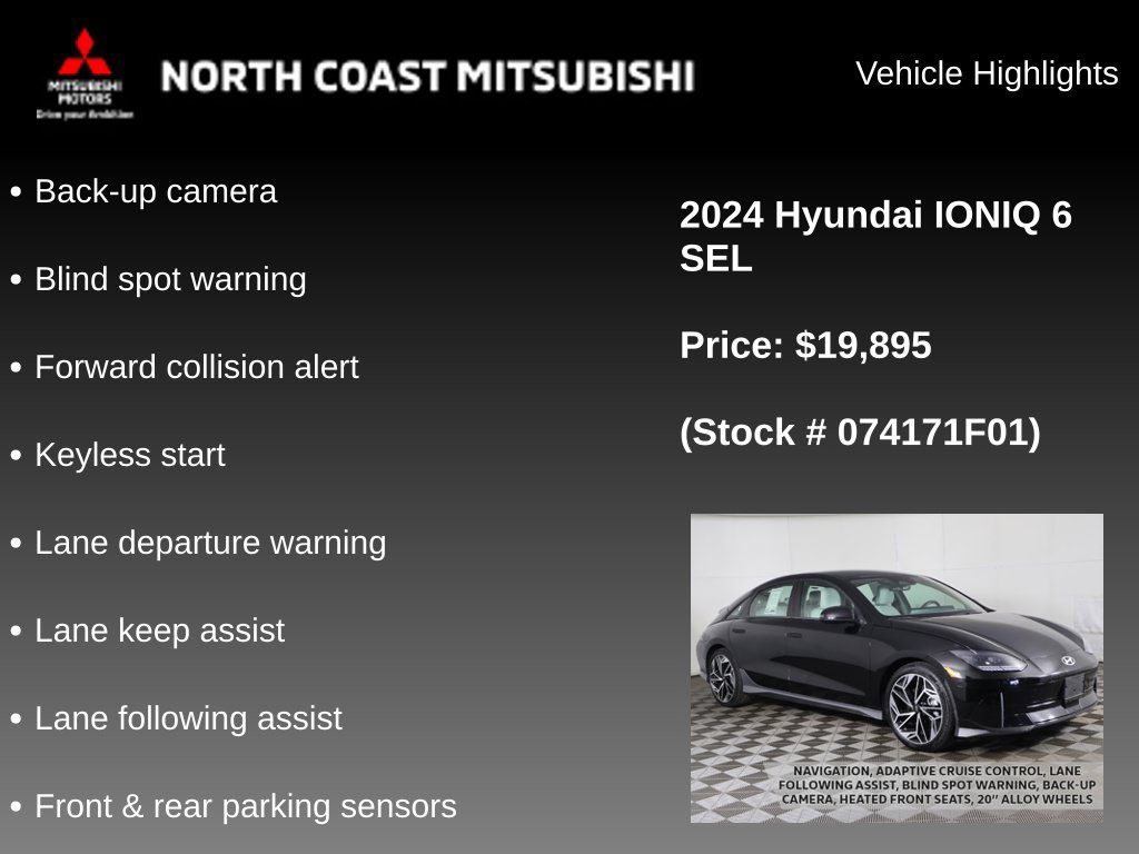 Used 2024 Hyundai Ioniq 6 SEL RWD image 2