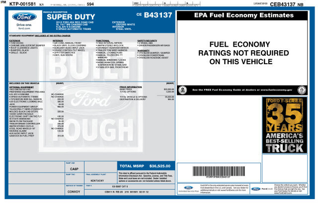 Used 2012 Ford F350 XL w/ PWR Equipment Group AWD/4WD image 38