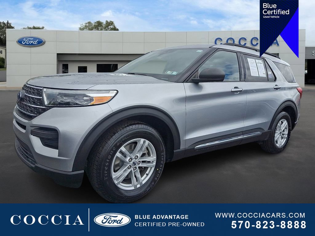 Certified 2020 Ford Explorer XLT w/ Class III Trailer Tow Package AWD/4WD image 1