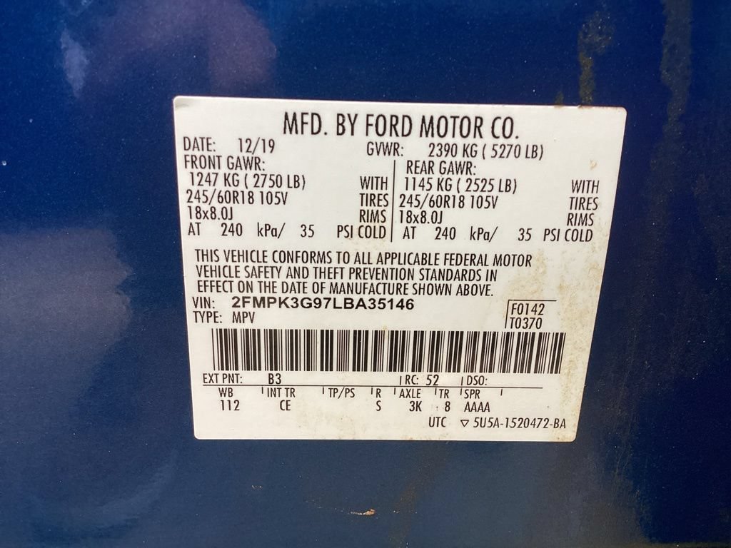 Used 2020 Ford Edge SE w/ Cargo Accessory Package FWD image 67