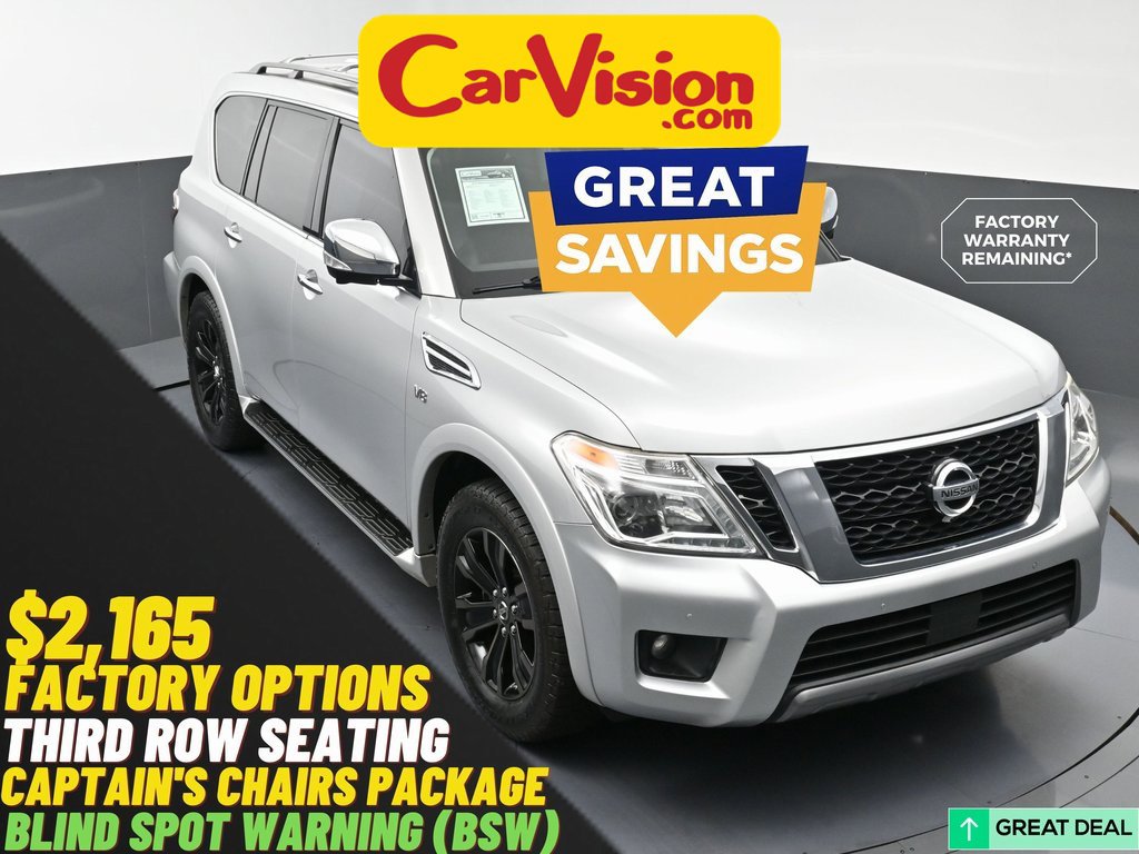 Used 2019 Nissan Armada Platinum w/ Captain's Chairs Package