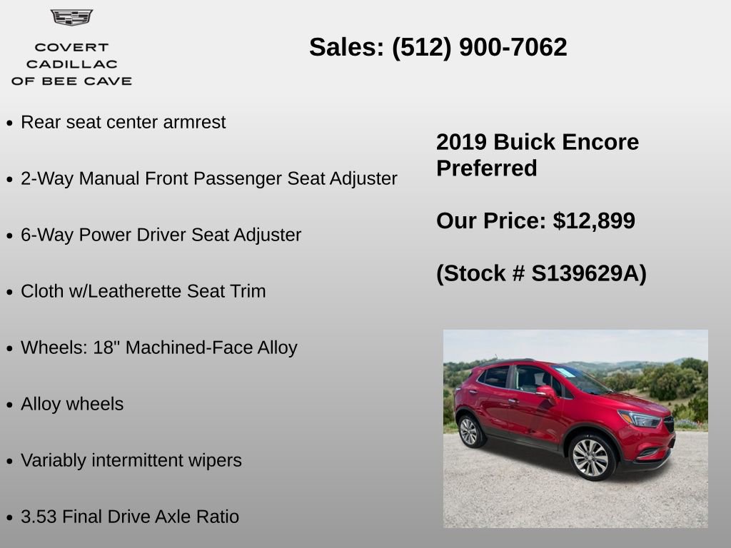 Used 2019 Buick Encore Preferred FWD image 24