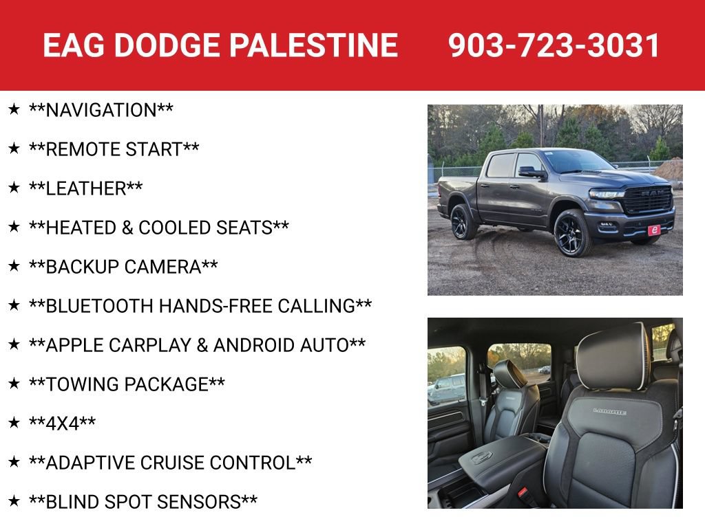Used 2026 RAM 1500 Laramie w/ Night Edition AWD/4WD image 4