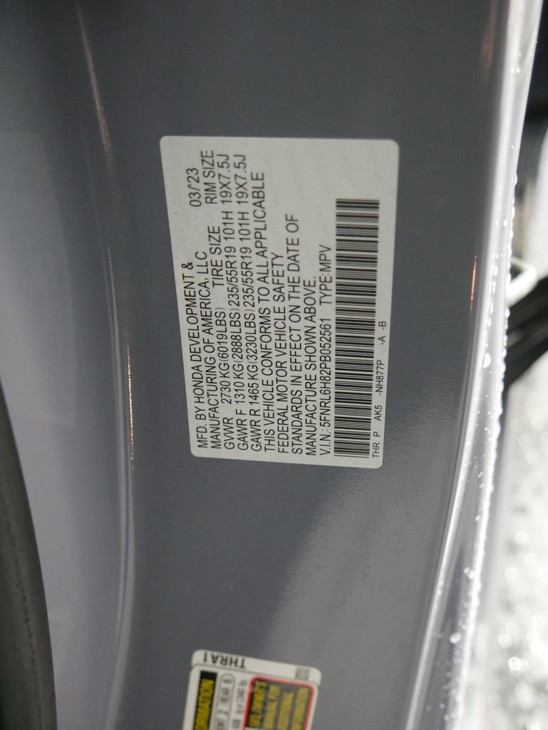 Certified 2023 Honda Odyssey Touring image 9