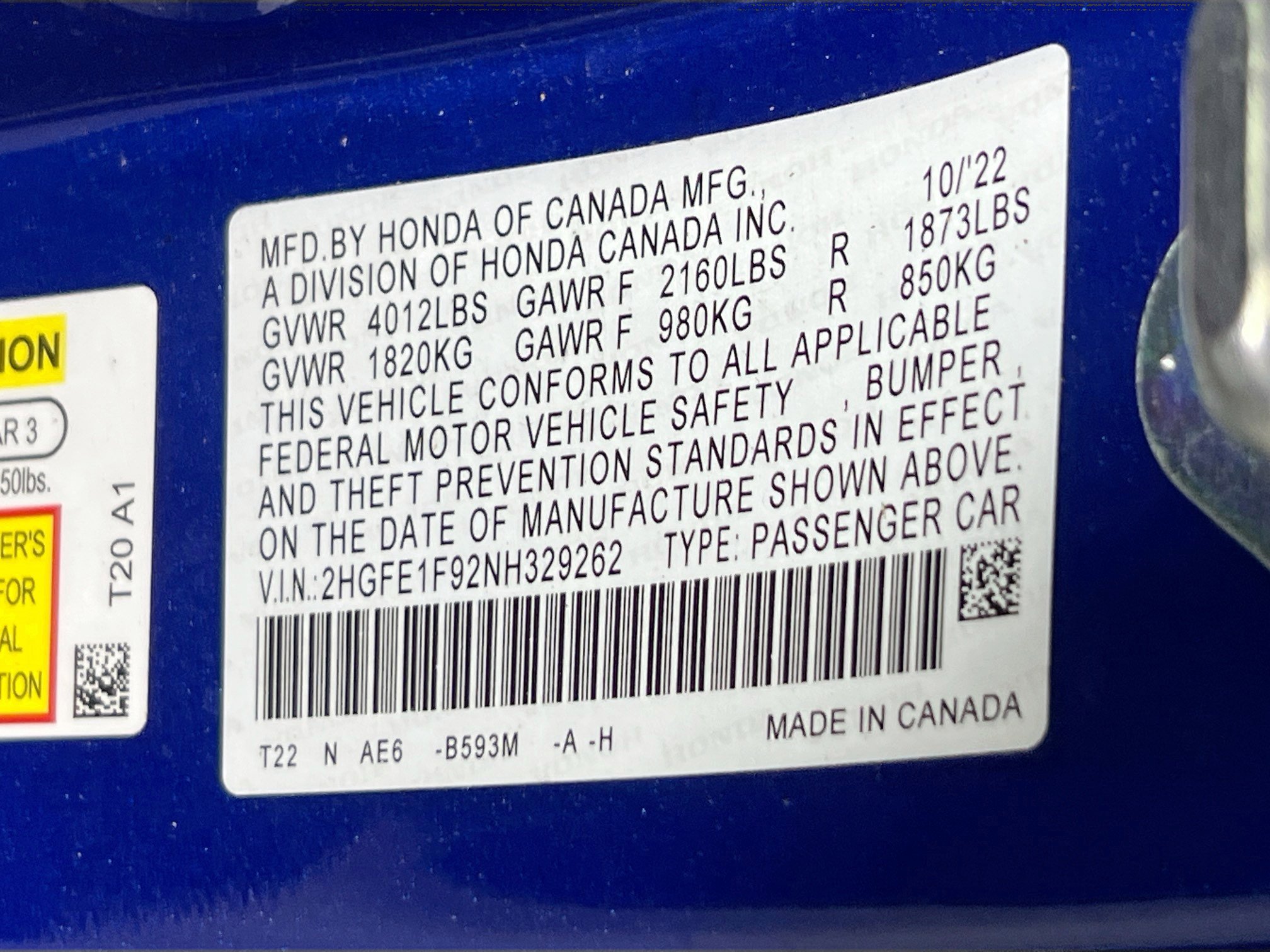 Used 2022 Honda Civic Touring image 31