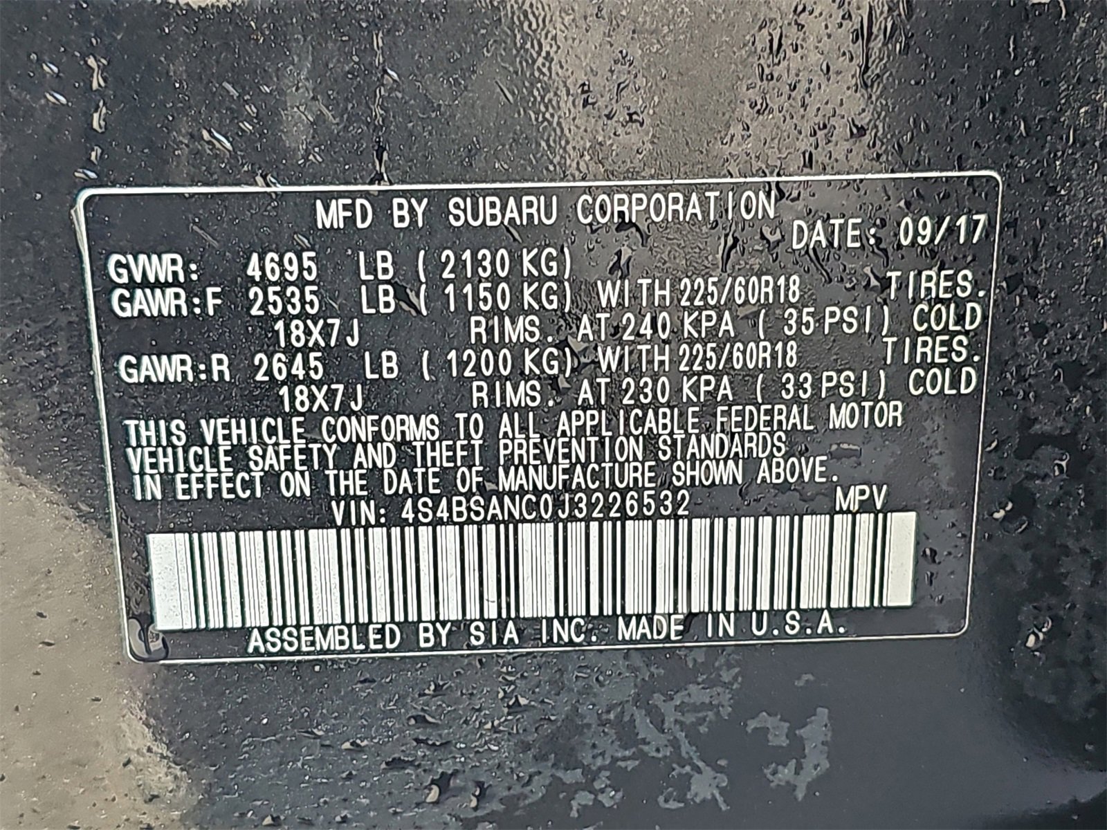 Used 2018 Subaru Outback 2.5i Limited image 14