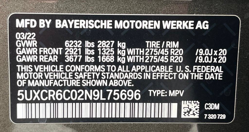 Used 2022 BMW X5 xDrive40i w/ Premium Package AWD/4WD image 49
