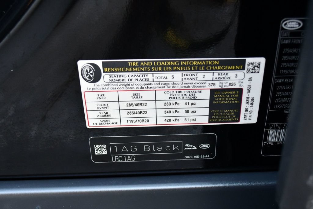 Used 2022 Land Rover Range Rover Sport SVR AWD/4WD image 65