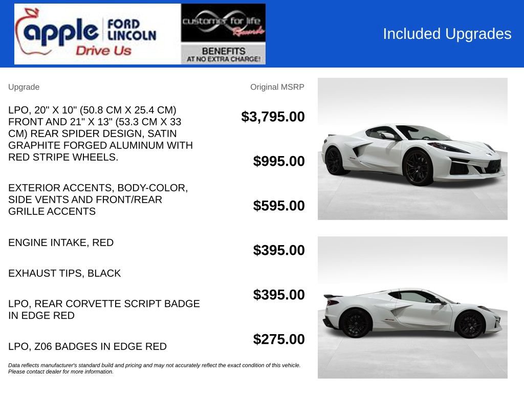 Used 2025 Chevrolet Corvette Z06 RWD image 4