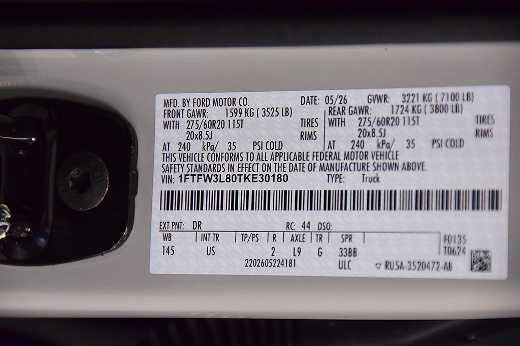 New 2026 Ford F150 XLT w/ Equipment Group 302A MID AWD/4WD image 15