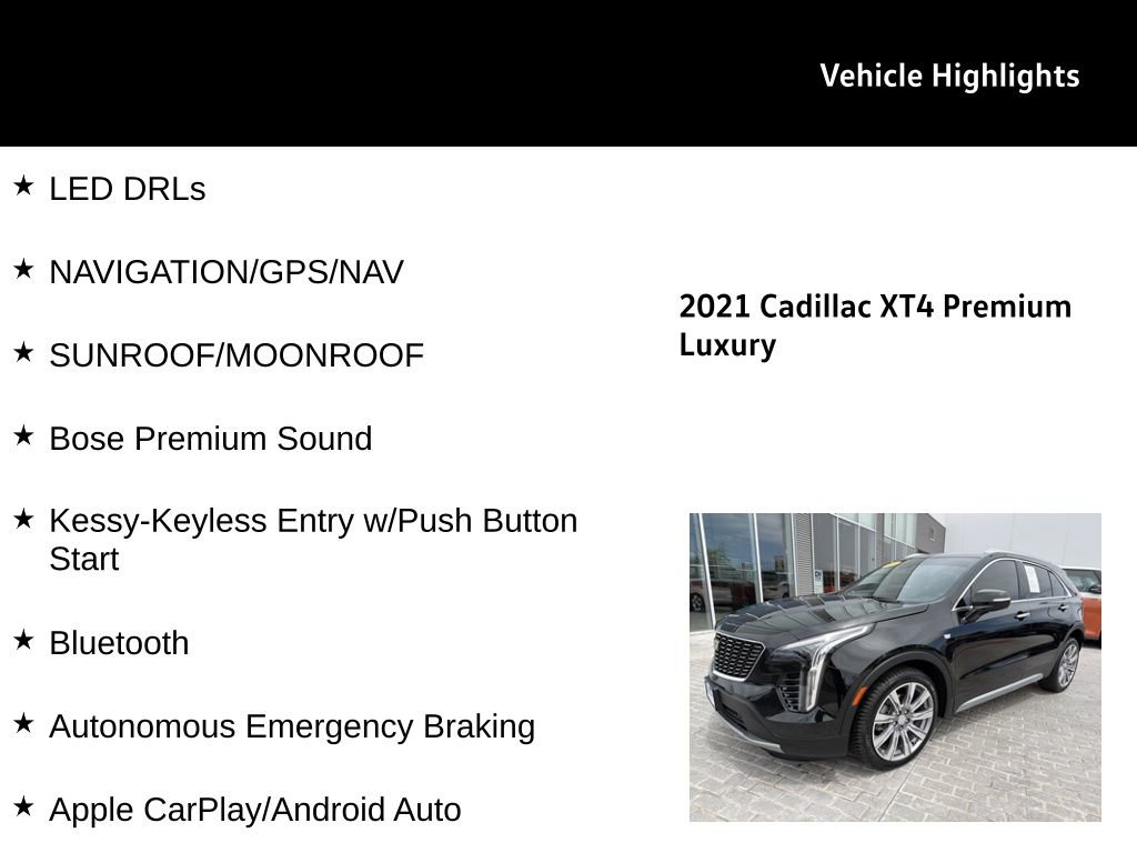 Used 2021 Cadillac XT4 Premium Luxury AWD/4WD image 28