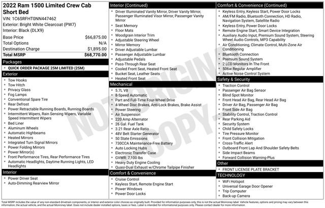 Used 2022 RAM 1500 Limited AWD/4WD image 5