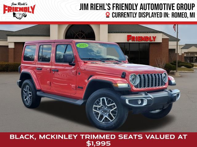 Used 2025 Jeep Wrangler Sahara w/ Safety Group AWD/4WD image 1