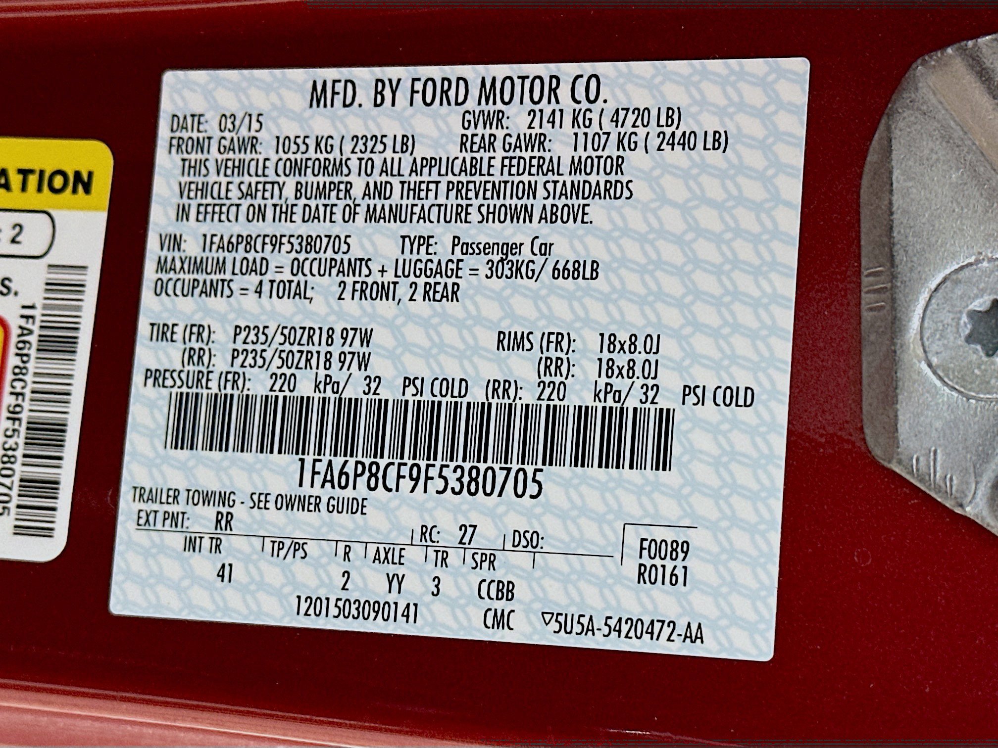 Used 2015 Ford Mustang GT Premium RWD image 12