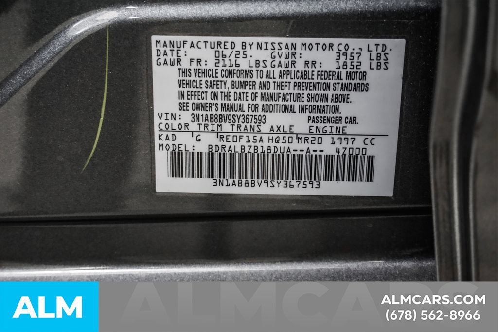 Used 2025 Nissan Sentra S FWD image 54