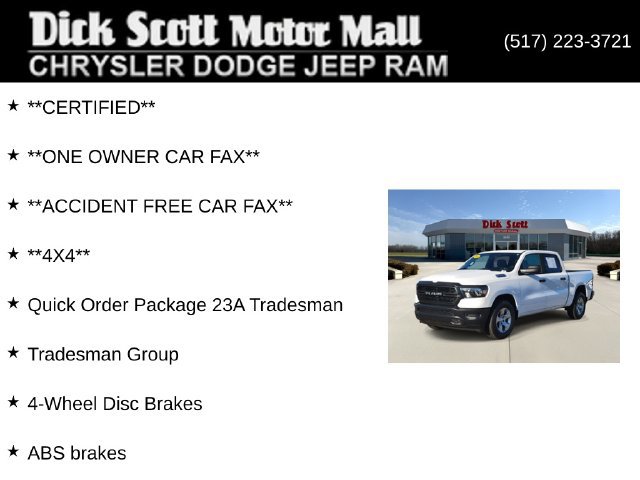 Certified 2023 RAM 1500 Tradesman w/ Tradesman Group AWD/4WD image 10