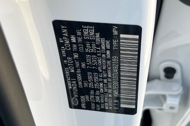 New 2026 Hyundai Tucson Limited AWD/4WD image 24