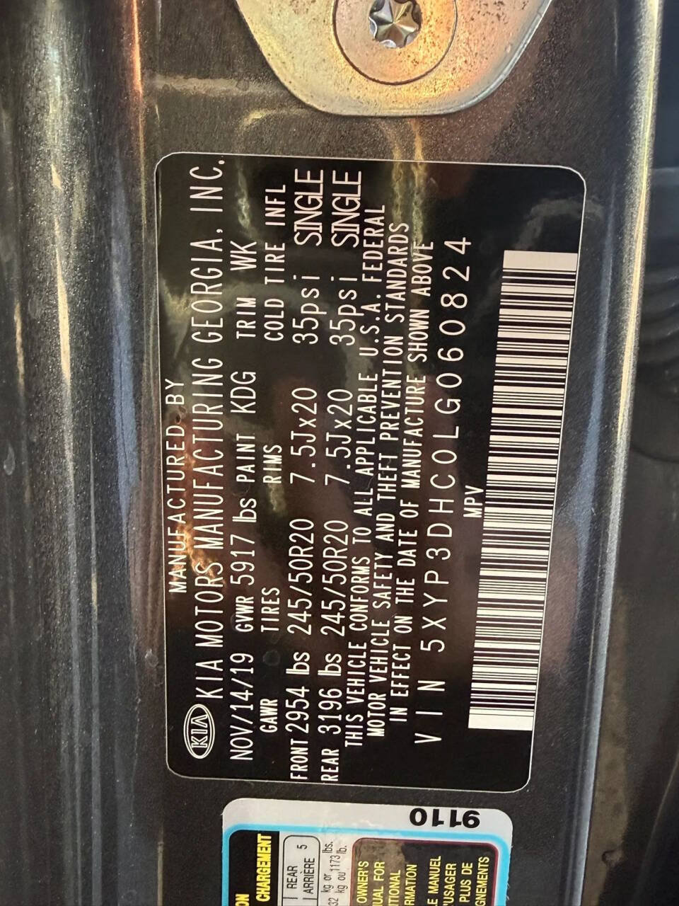 Used 2020 Kia Telluride EX w/ EX Premium Package AWD/4WD image 30