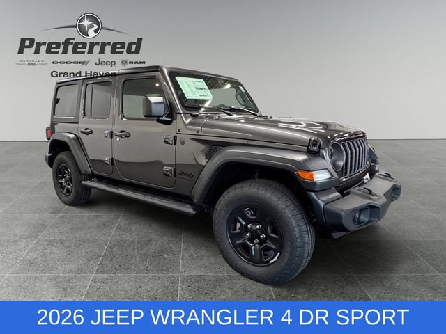 New 2026 Jeep Wrangler Unlimited Sport