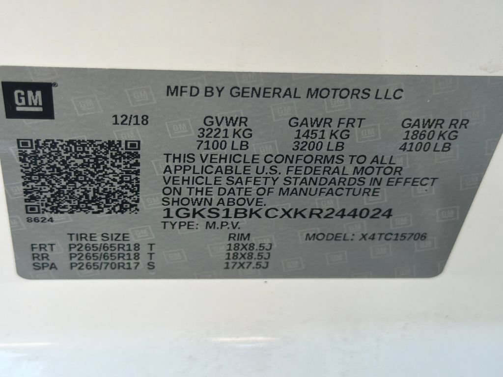 Used 2019 GMC Yukon SLT w/ Open Road Package RWD image 41