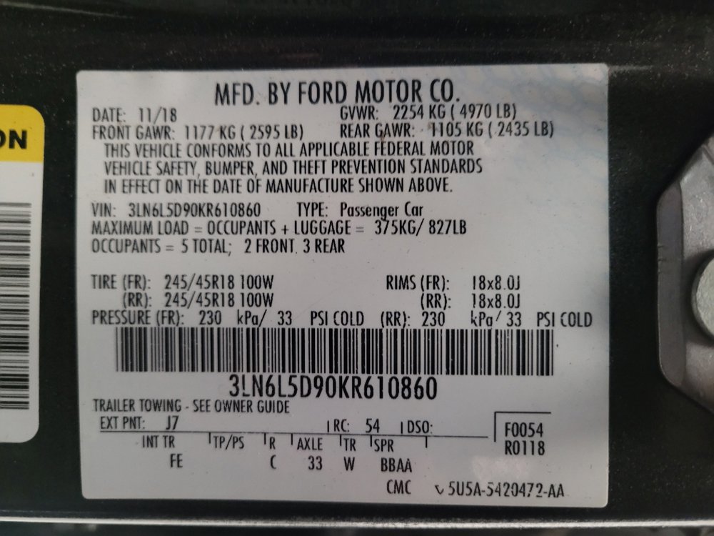 Used 2019 Lincoln MKZ Reserve AWD/4WD image 33