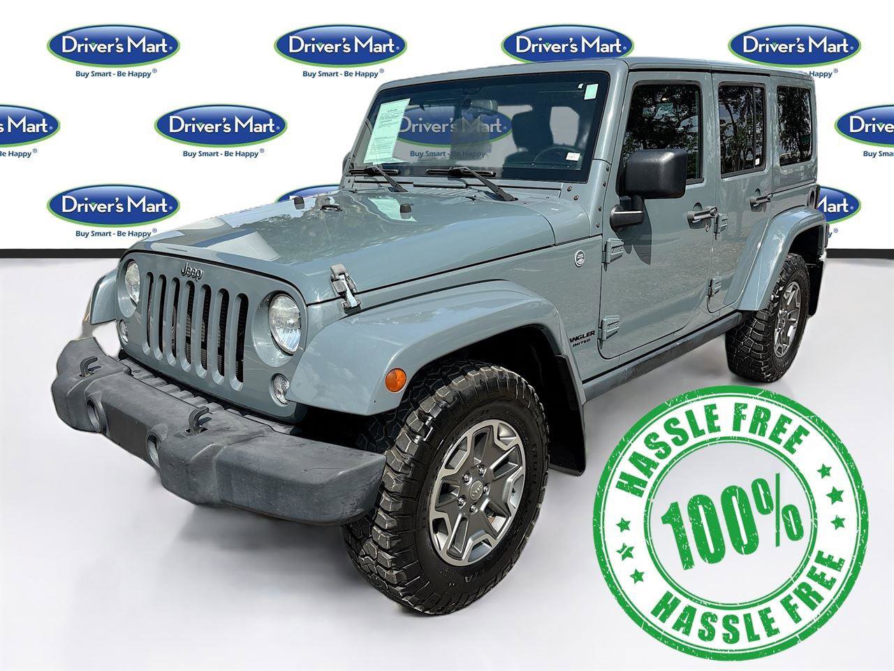 Used 2014 Jeep Wrangler Unlimited Rubicon w/ Connectivity Group AWD/4WD image 3