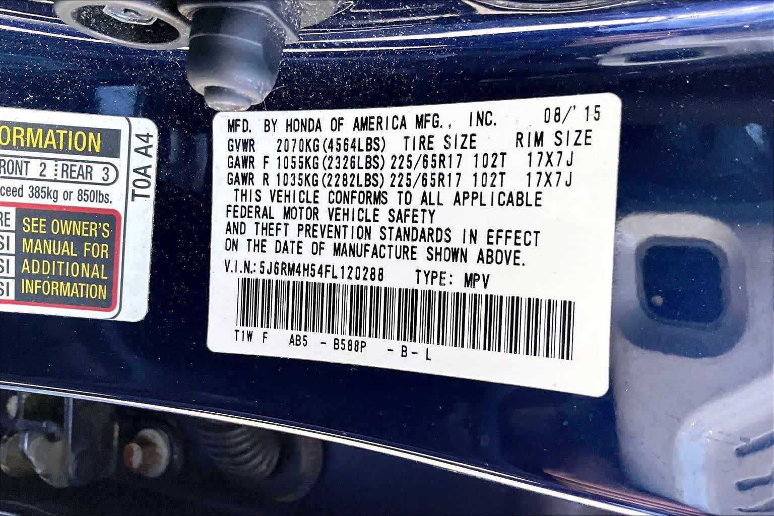 Used 2015 Honda CR-V EX image 31