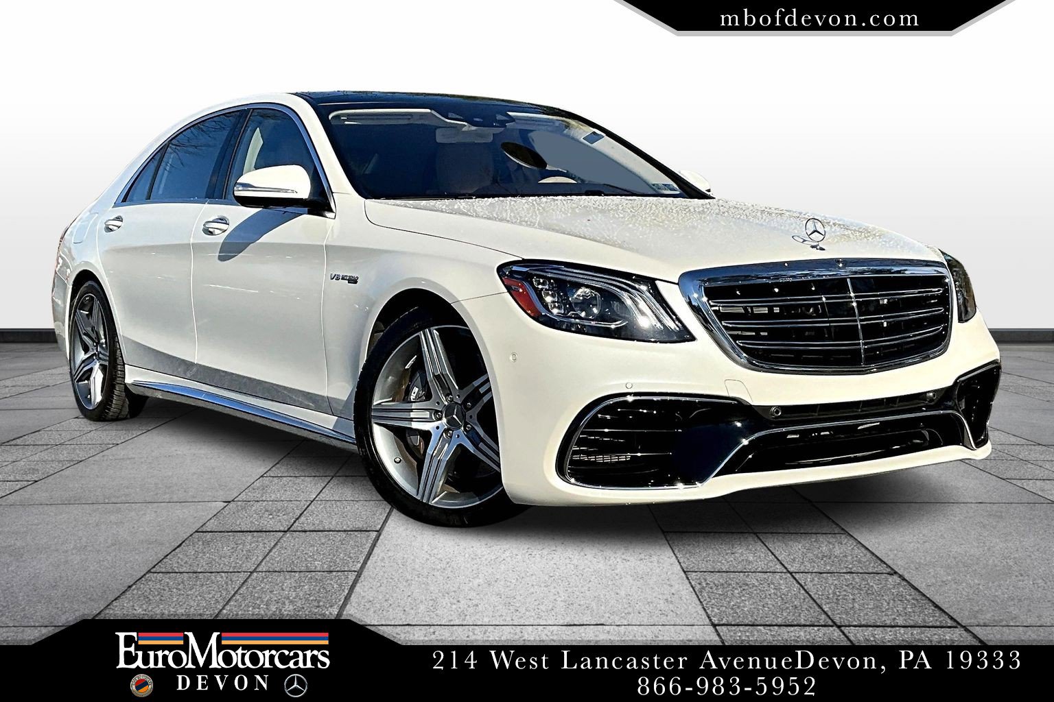 Certified 2020 Mercedes-Benz S 63 AMG 4MATIC Sedan image 1