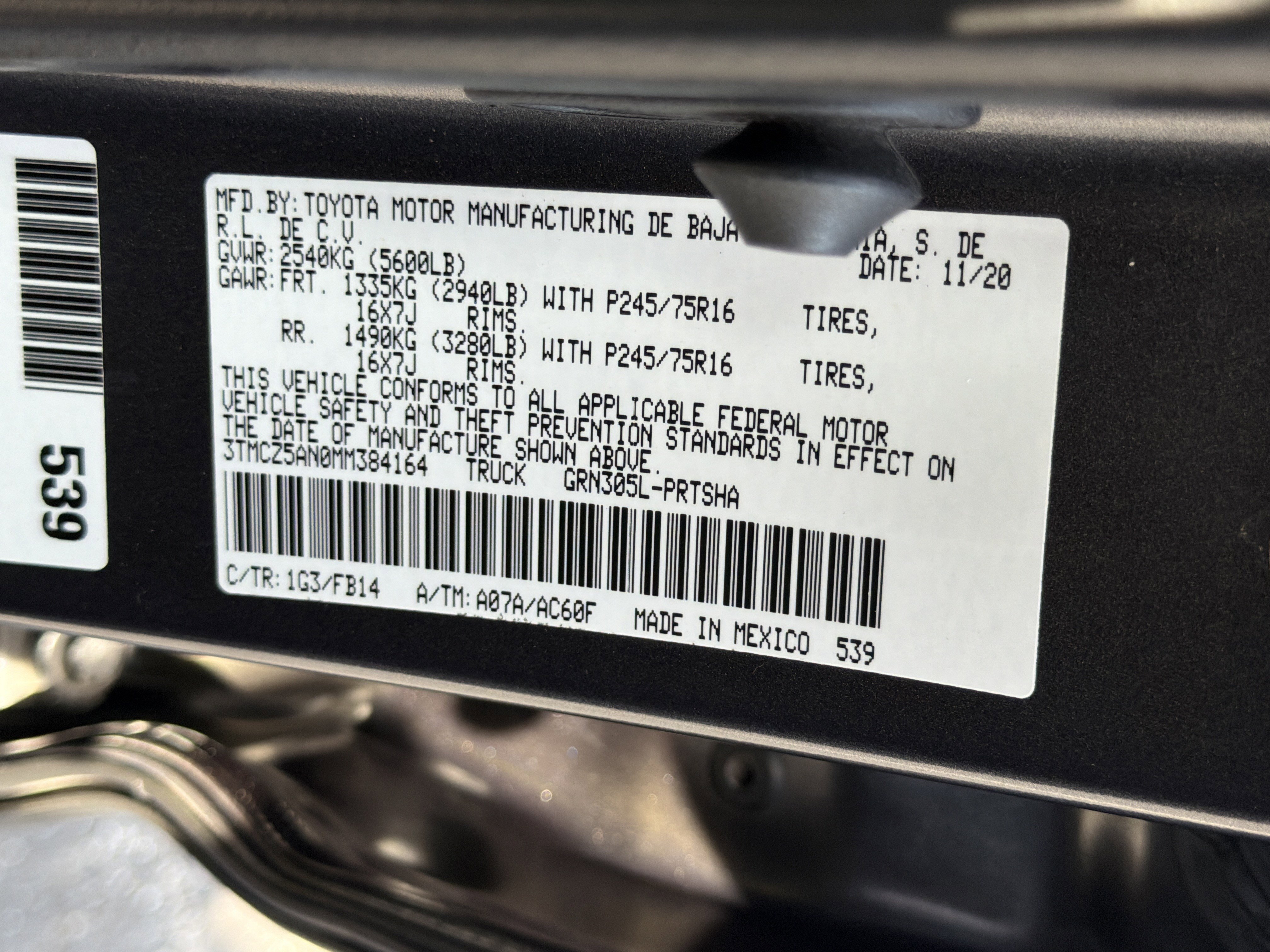 Used 2021 Toyota Tacoma SR AWD/4WD image 30
