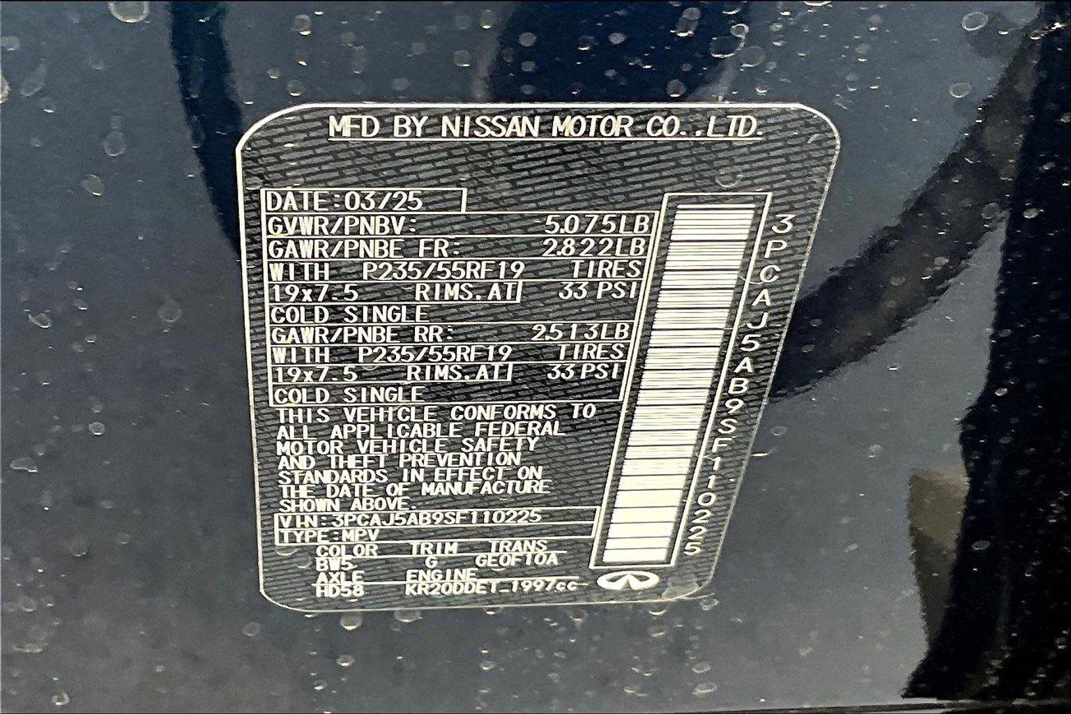 New 2025 INFINITI QX50 Pure image 23