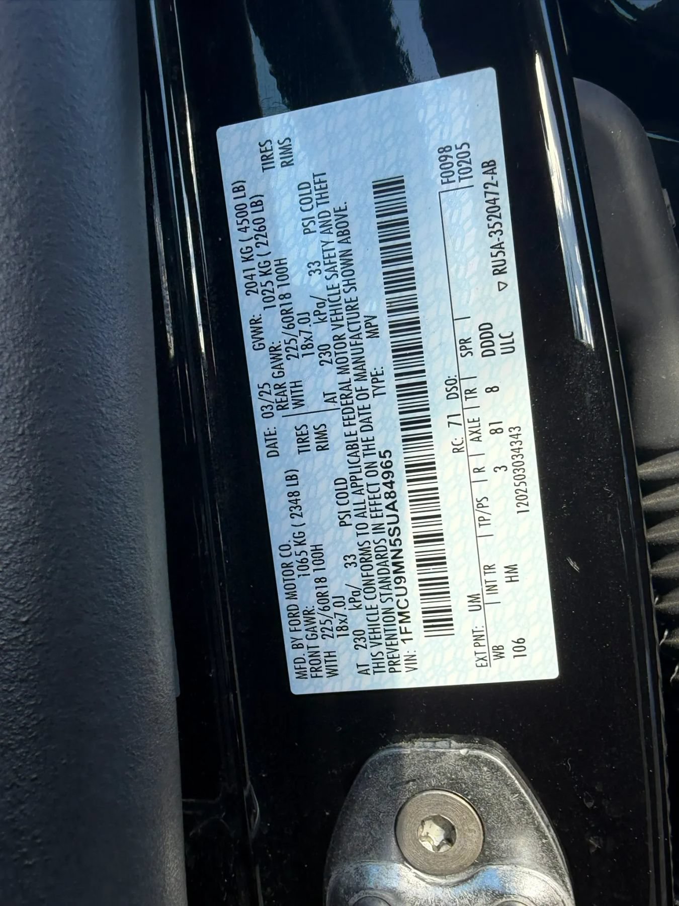 Used 2025 Ford Escape ST-Line AWD/4WD image 33
