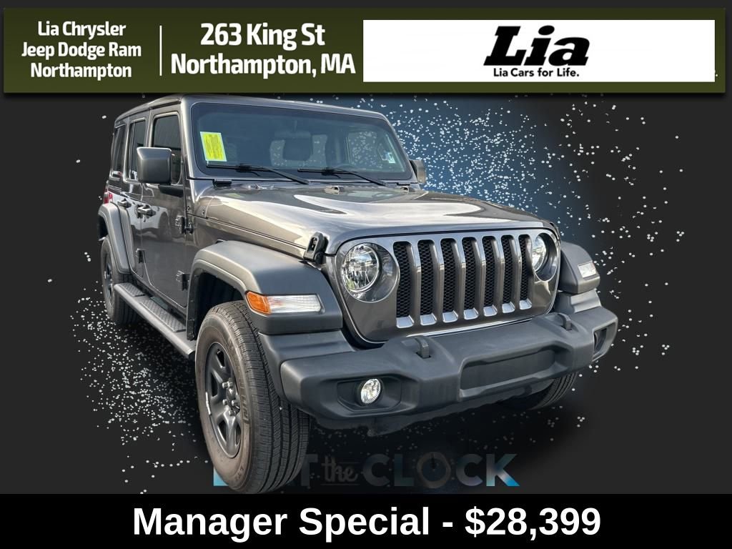 Certified 2022 Jeep Wrangler Unlimited Sport image 1