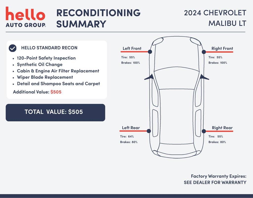 Used 2024 Chevrolet Malibu LT image 3