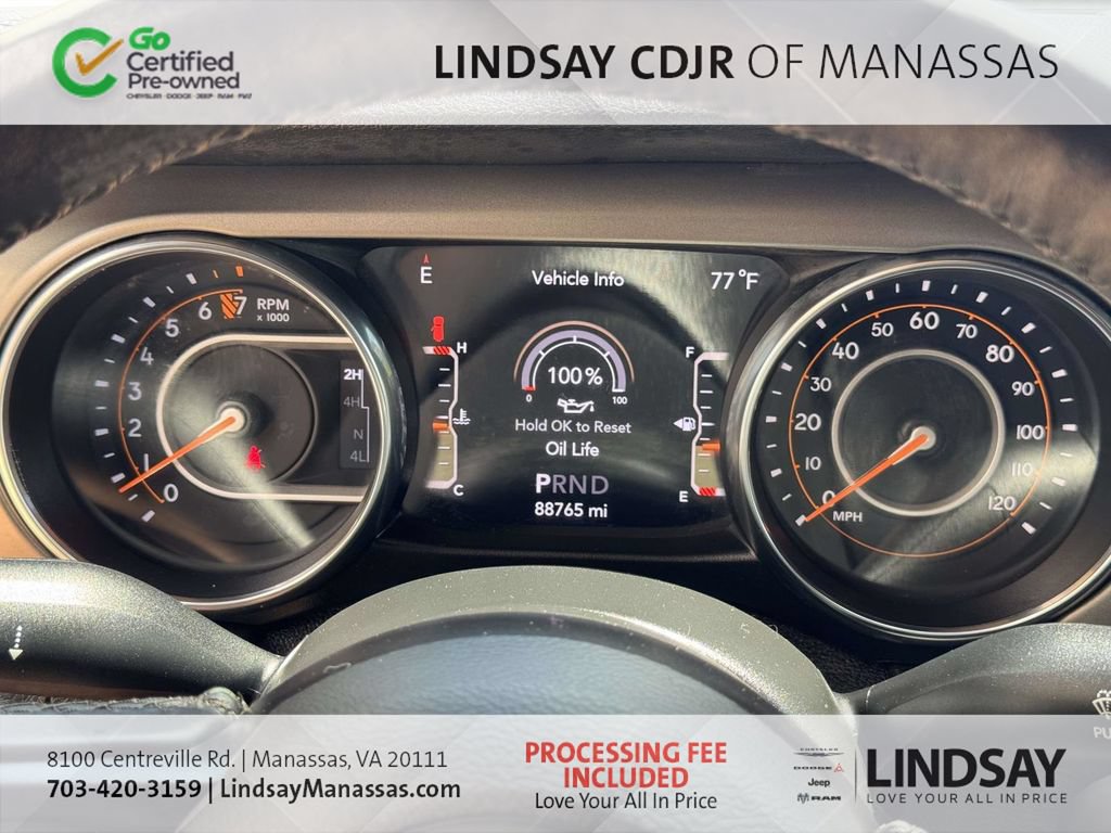 Certified 2019 Jeep Wrangler Sport AWD/4WD image 32