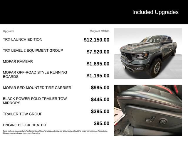 Used 2021 RAM 1500 TRX w/ TRX Lanuch Edition image 5