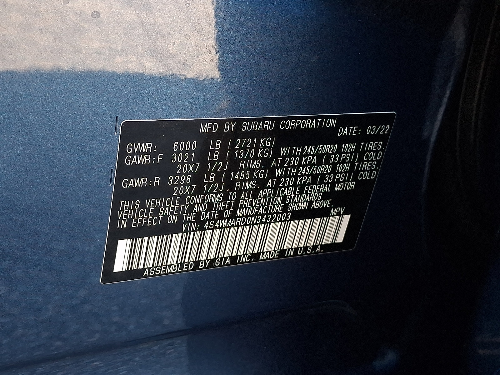Used 2022 Subaru Ascent Touring AWD/4WD image 21