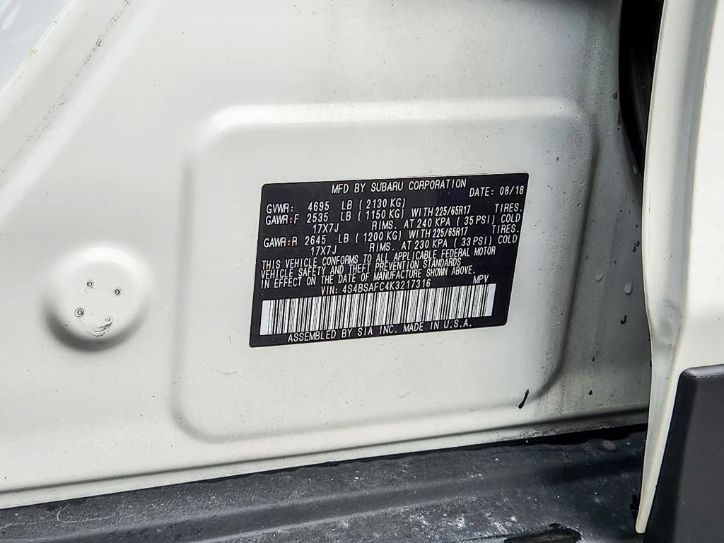 Used 2019 Subaru Outback 2.5i Premium AWD/4WD image 18