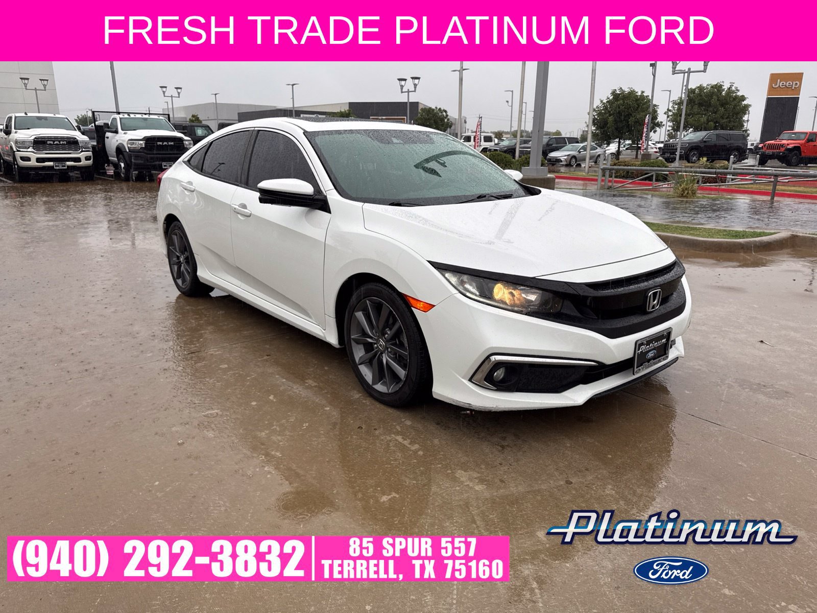 Used 2020 Honda Civic EX image 8