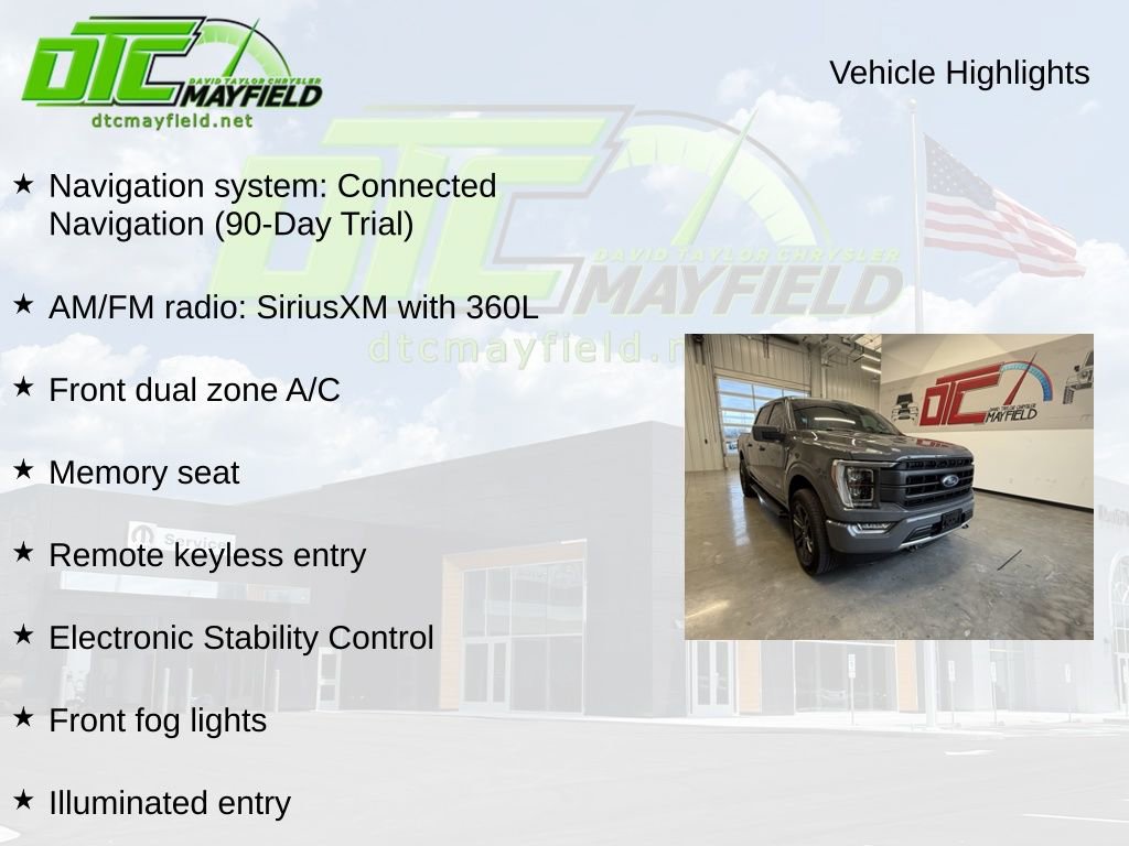 Used 2021 Ford F150 Lariat w/ Equipment Group 502A High image 6