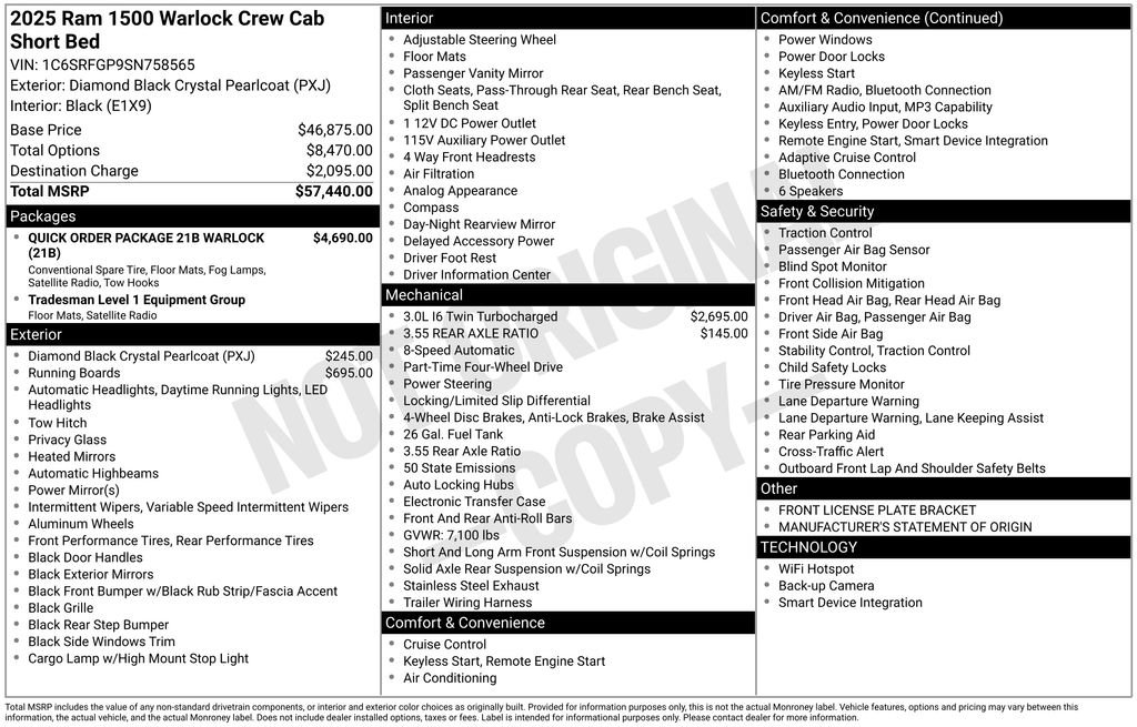 Used 2025 RAM 1500 Classic Warlock image 26