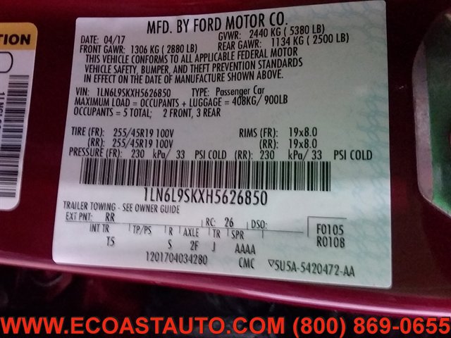 Used 2017 Lincoln Continental Select FWD image 19