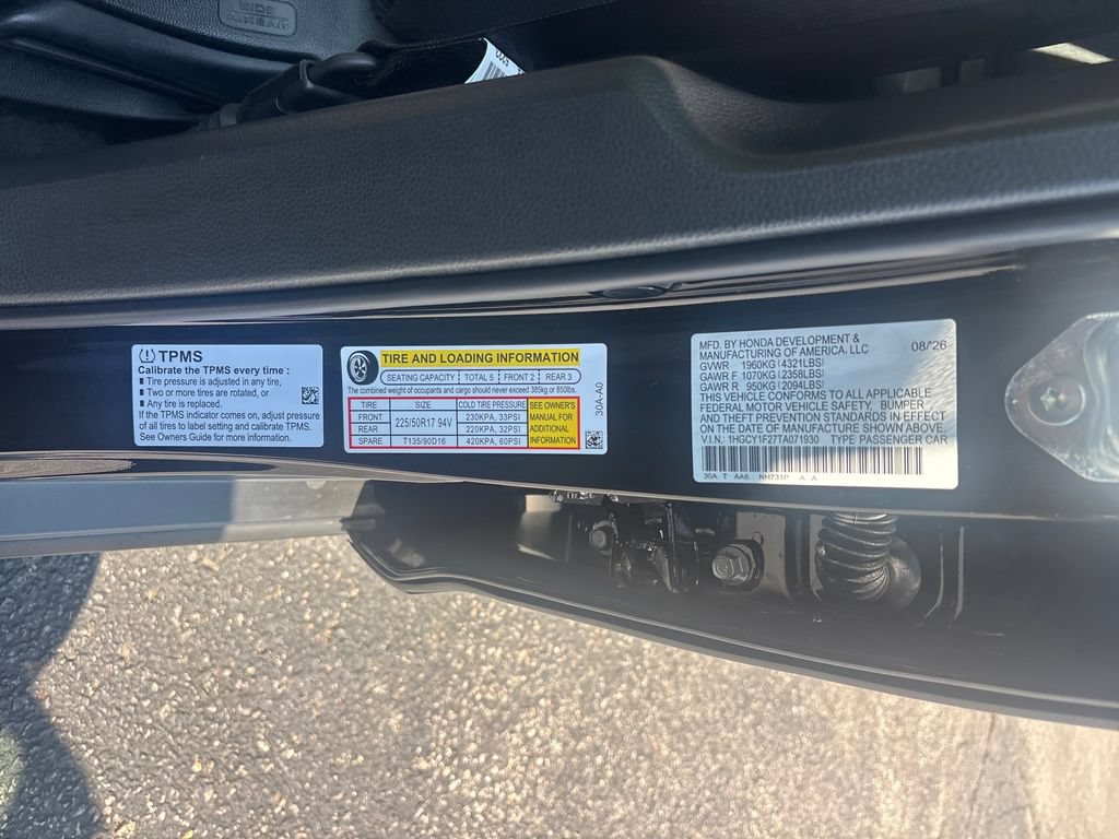 New 2026 Honda Accord LX image 30