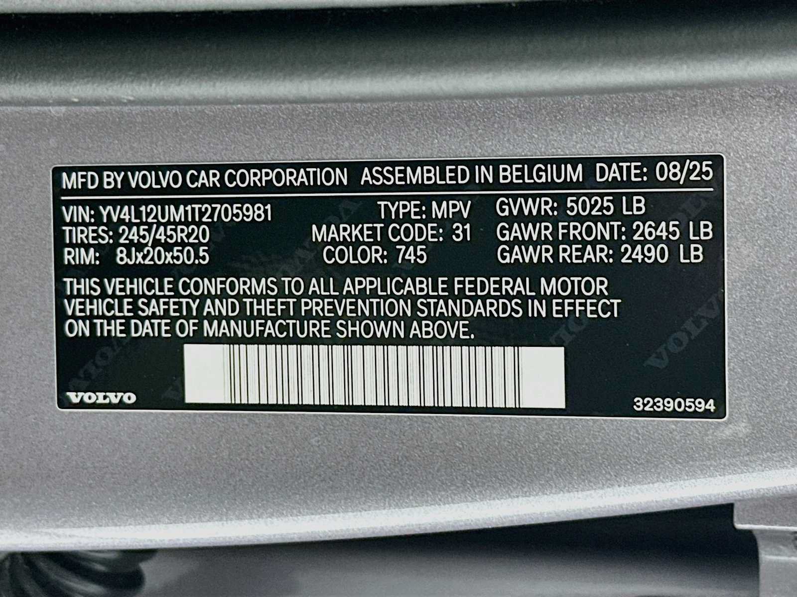 Used 2026 Volvo XC40 B5 Ultra w/ Climate Package AWD/4WD image 31
