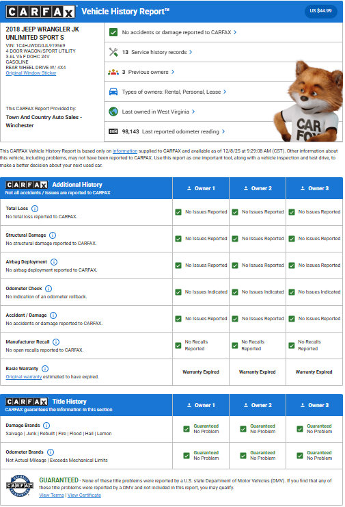 Used 2018 Jeep Wrangler Unlimited Sport S image 39