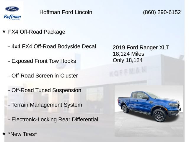 Certified 2019 Ford Ranger XLT w/ FX4 Off-Road Package image 5