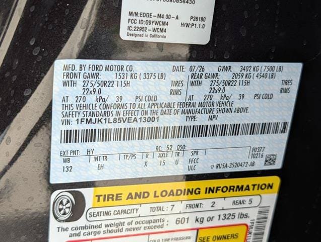 New 2027 Ford Expedition Max Platinum w/ Driver's Package RWD image 54