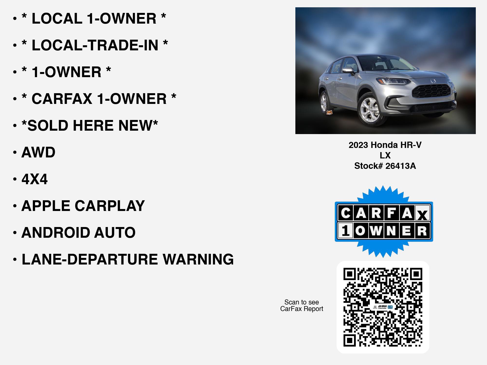 Certified 2023 Honda HR-V LX image 7