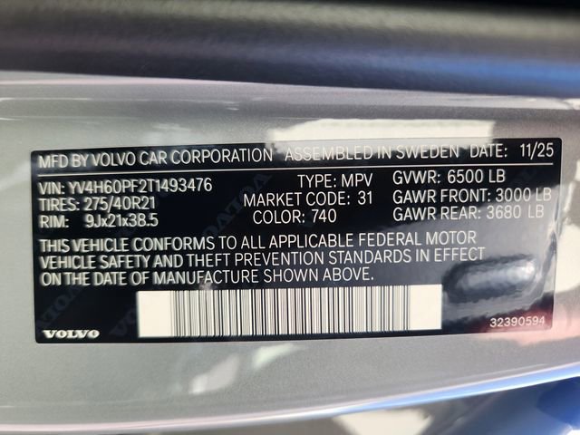 New 2026 Volvo XC90 T8 Ultra w/ Protection Package image 26